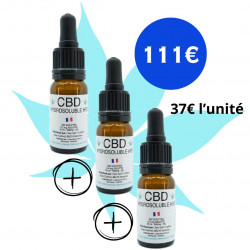 CBD Hydrosoluble H2O Pack de 3