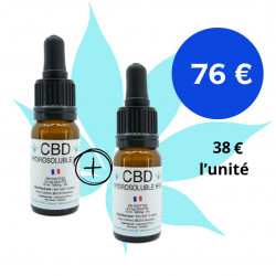 CBD Hydrosoluble H2O Pack de 2