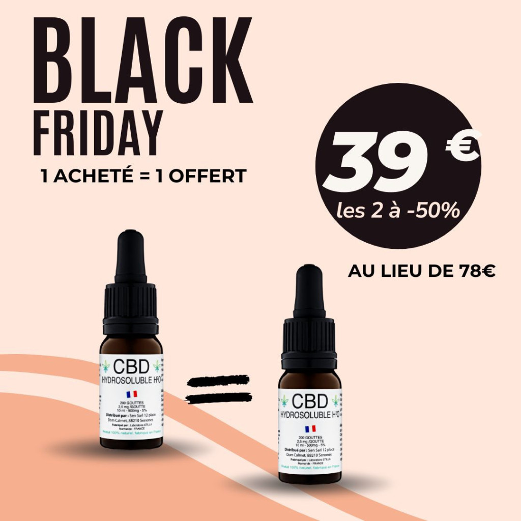 CBD Hydrosoluble H2O BLACK FRIDAY 2025